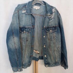 Distressed Blue Denim Jacket